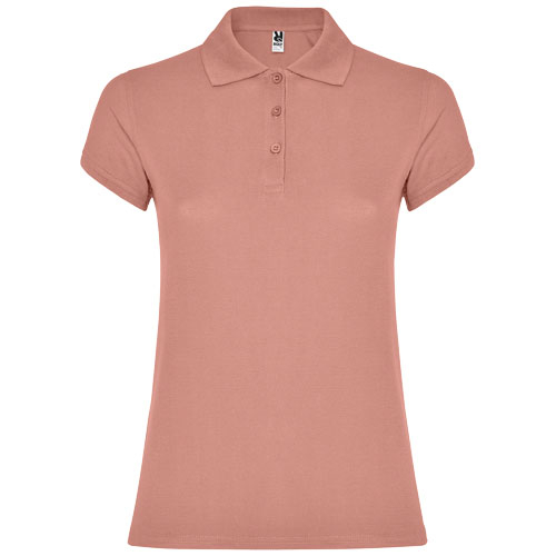 Polo Femme publicitaire coton 200gr Star ROLY Orange argile